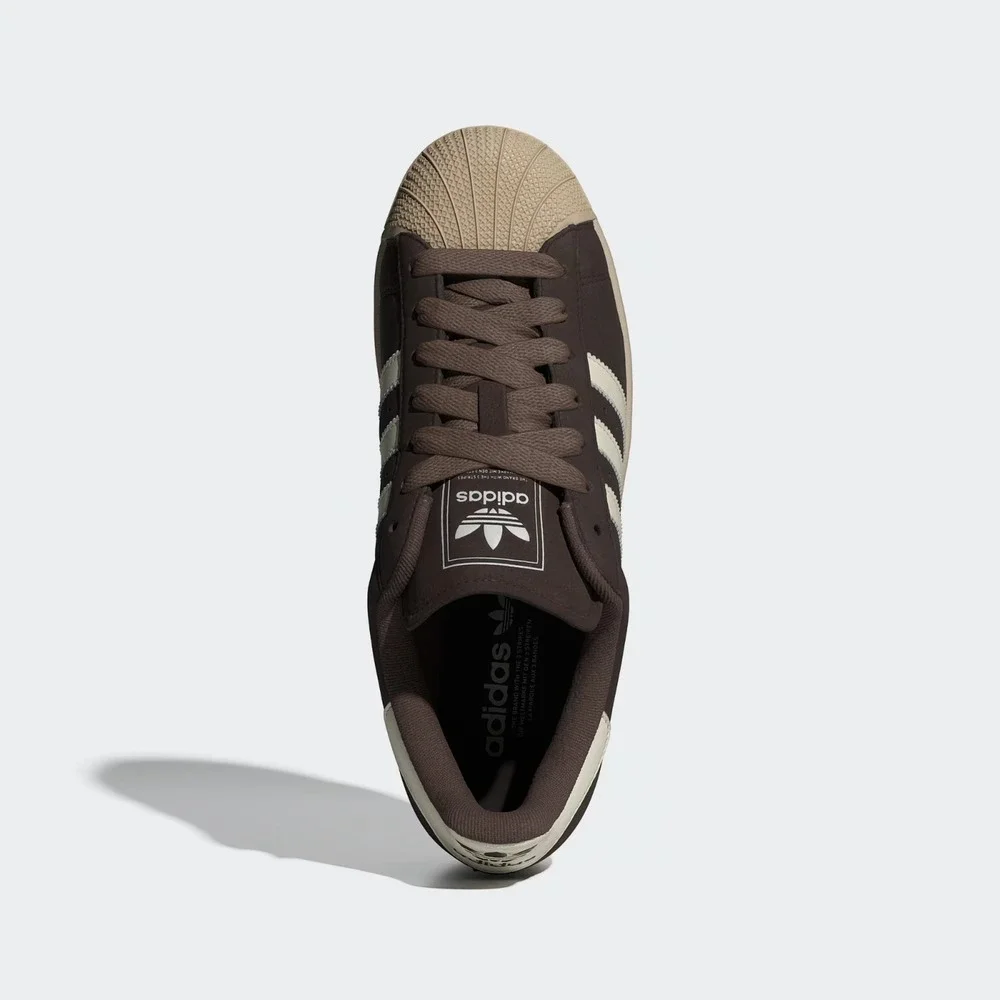 Size 10.5 - [NEW] Men's adidas Superstar 2 Shoes 'Aurora Coffee' IH9314